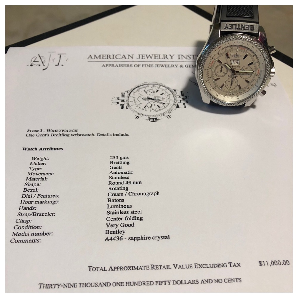 Breitling Gents Wristwatch-Bentley